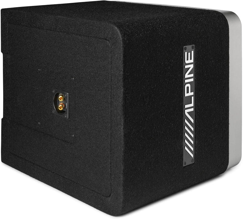 R2-SB12V Alpine Halo R-Series 12" Subwoofer Sub Single Loaded Ported Enclosure 750W RMS 2 Ohm Linkable