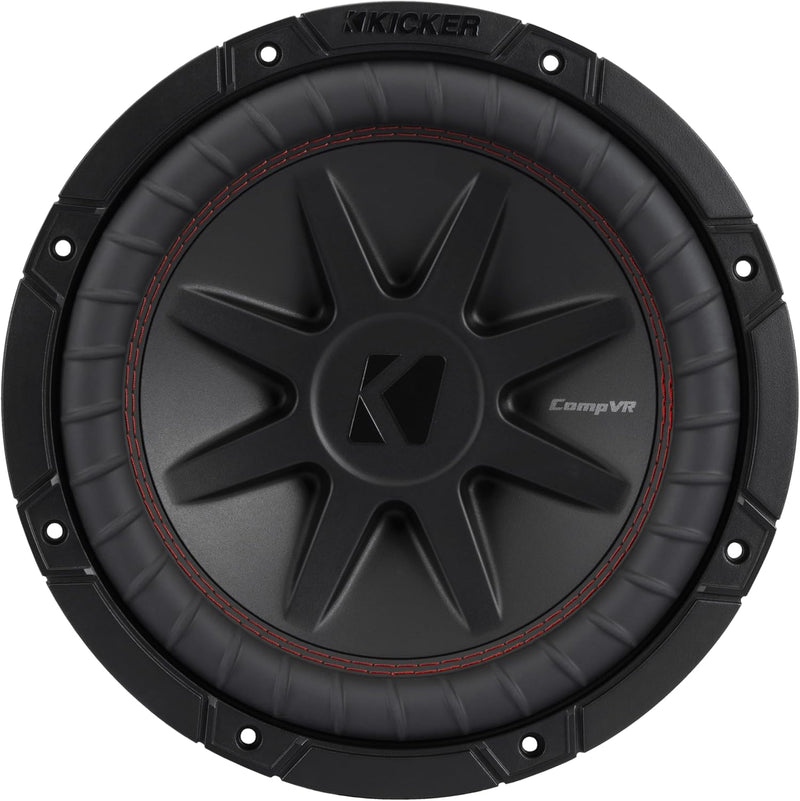 52CVR104 KICKER 10" CompVR Subwoofer Sub 375W RMS 4 Ohm DVC