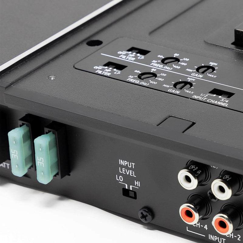 HDA-F60 Alpine Status Hi-Res 4-Channel Amplifier, 100W x 4 at 4-Ohm, 150W x 4 at 2-Ohm 4ch Car Audio Amplifier