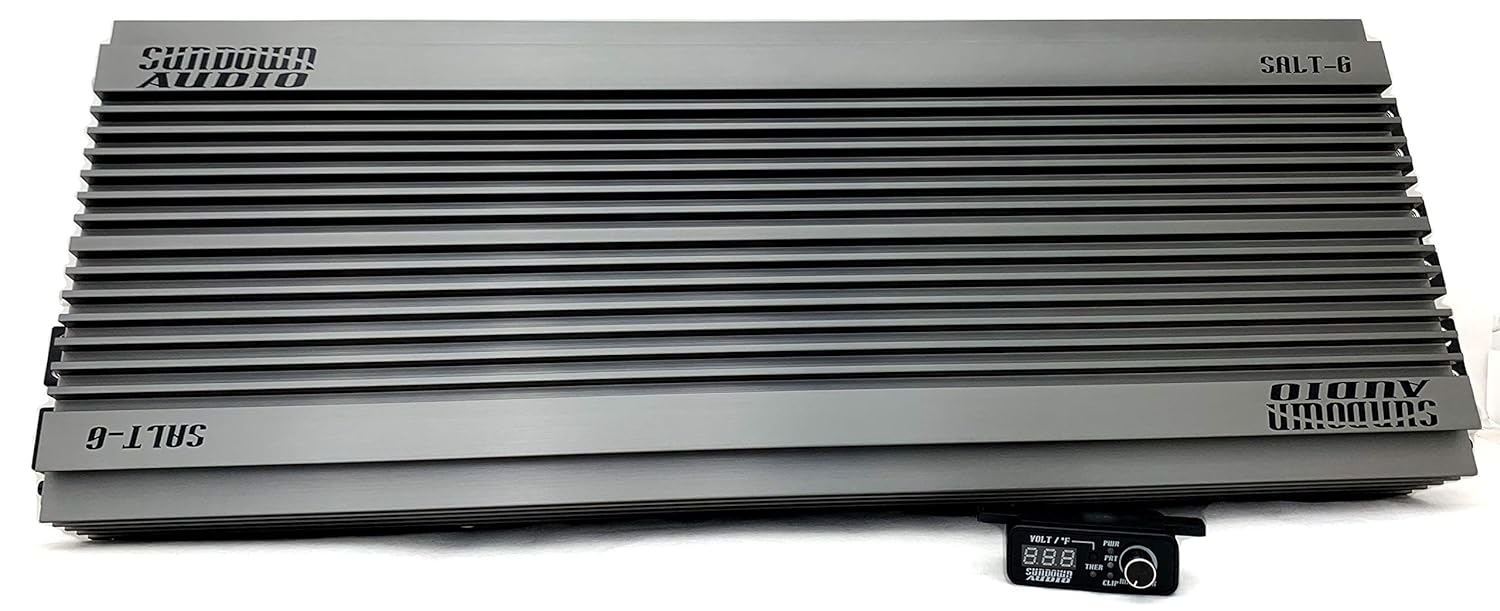 A-SALT6 Sundown Audio SALT Series Monoblock Digital Class-D Subwoofer Amplifier (SALT-6 6000W RMS 1 OHM Stable)