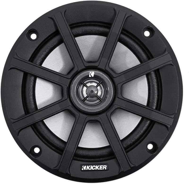 51PSC652 KICKER PS Series 6.5" Powersports 2-Way Coaxial Speakers 60W RMS for Polaris Motorcycle ATV UTV RZR (2 Ohm) Pair