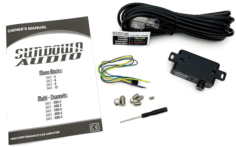 A-SALT4 Sundown Audio SALT Series Monoblock Digital Class-D Subwoofer Amplifier (SALT-4 4000W RMS 1 OHM Stable)