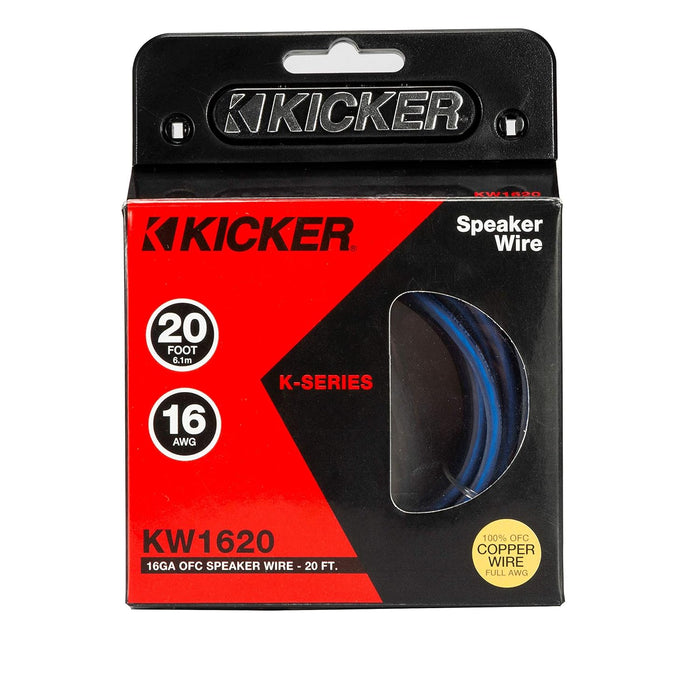46KW1620 KICKER K-Series 16 Gauge OFC Speaker Wire 20ft 16GA