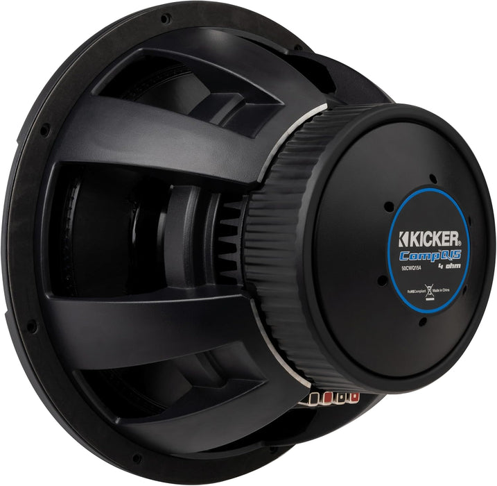 51CWQ154 KICKER 15" CompQ Q-Class Subwoofer Sub 1200W RMS 4 Ohm DVC