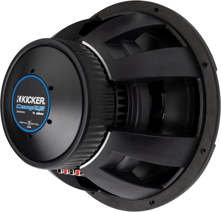 51CWQ154 KICKER 15" CompQ Q-Class Subwoofer Sub 1200W RMS 4 Ohm DVC