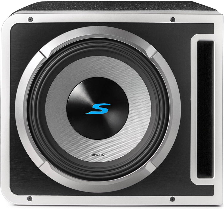 S2-SB12V Alpine Halo S-Series 12" Subwoofer Sub Single Loaded Ported Enclosure 600W RMS 2 Ohm Linkable