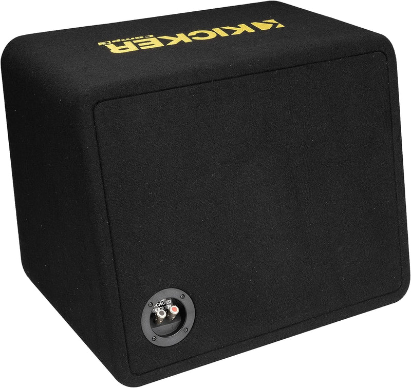 50VCWC122 KICKER 12" CompC Subwoofer Single Loaded Enclosure Ported 300W RMS 2 Ohm