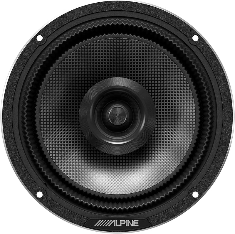 HDZ-65 Alpine Status 6.5" Hi-Res Coaxial 2-Way Speakers 100W RMS 4 Ohm Car Audio (Pair)