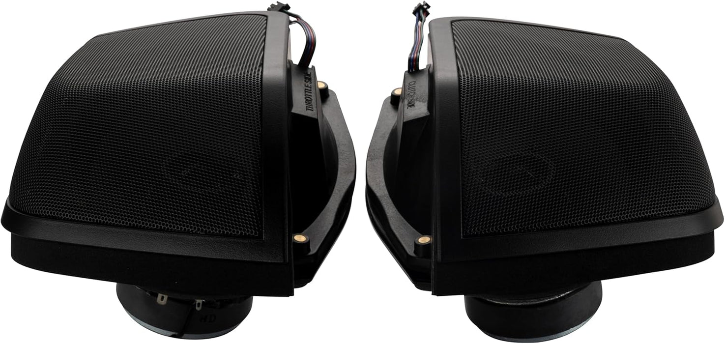 52HDBX1469 KICKER Saddlebag Lid Speaker Install Cut-in Kit with PS-6x9 Speakers Included RGB LED Lighting for 2014-2023 Harley Davidson Touring Motorcycles