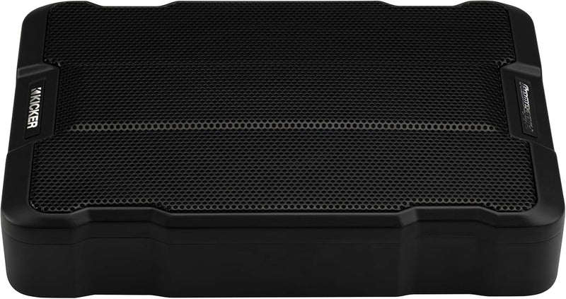 51HS12 KICKER Hideaway Series 12" Powered Subwoofer Compact Enclosure Wiring Harness & Bass Control Knob Included