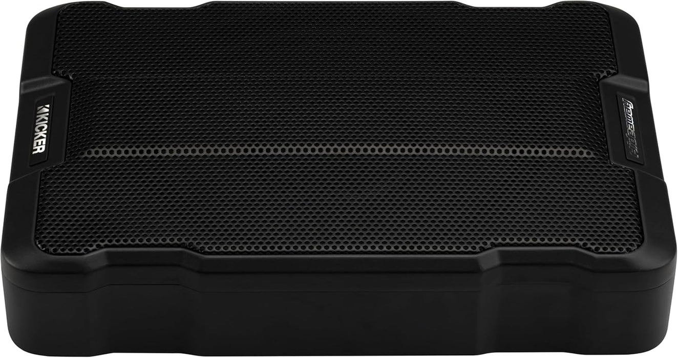 51HS12 KICKER Hideaway Series 12" Powered Subwoofer Compact Enclosure Wiring Harness & Bass Control Knob Included