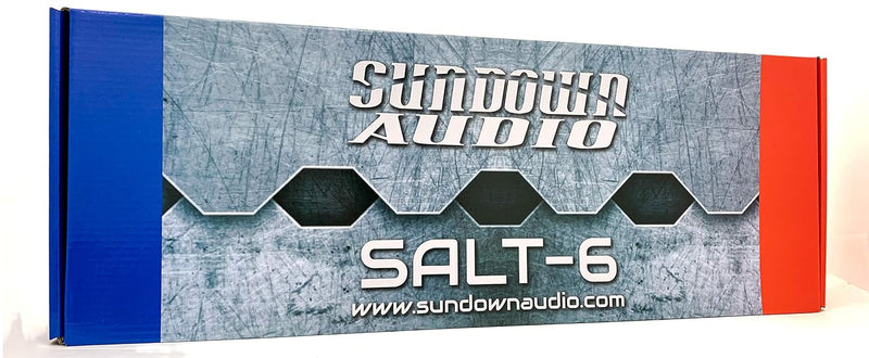 A-SALT6 Sundown Audio SALT Series Monoblock Digital Class-D Subwoofer Amplifier (SALT-6 6000W RMS 1 OHM Stable)