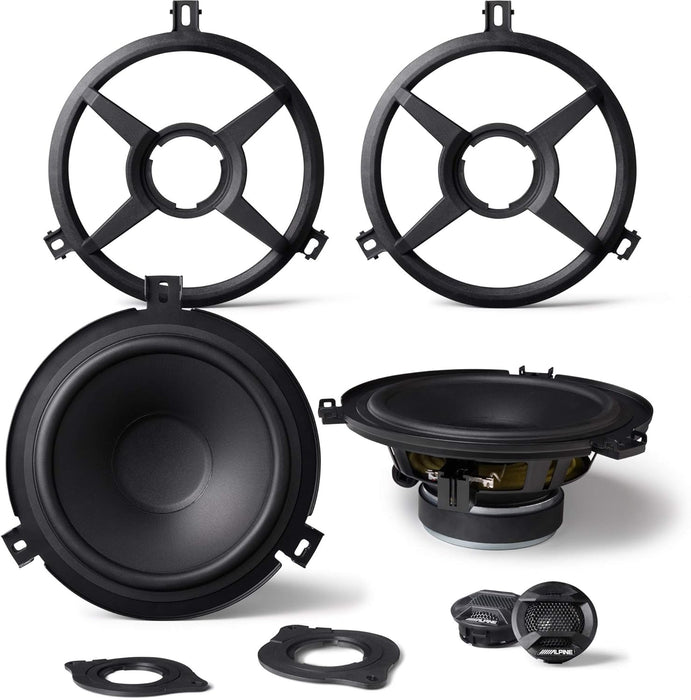 PSS-24WRA Alpine Complete Sound System Upgrade Package for 2018-2023 Jeep Wrangler Unlimited JL & 2020-2023 Jeep Gladiator JT