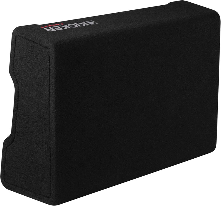52CVTDF122 KICKER 12" CompVT Subwoofer Single Loaded Down Firing Enclosure 400W RMS 2 Ohm