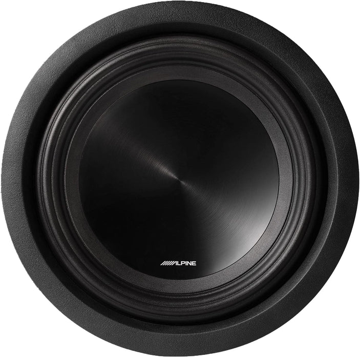 SWT-10S2 Alpine 10" Bass Series Thin Profile Subwoofer Sub 350W RMS 2 Ohm SVC