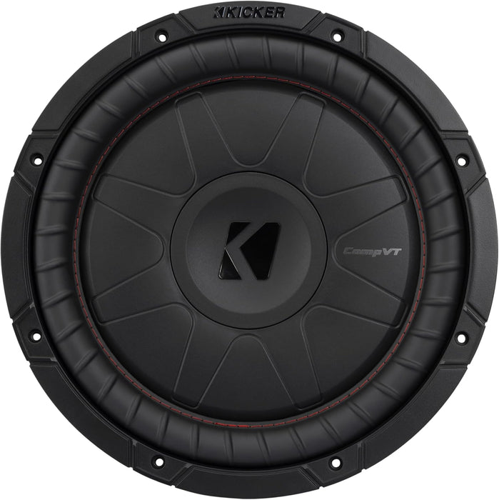 52CVT124 KICKER 12" CompVT CVT Thin Profile Subwoofer Sub 400W RMS 4 Ohm SVC