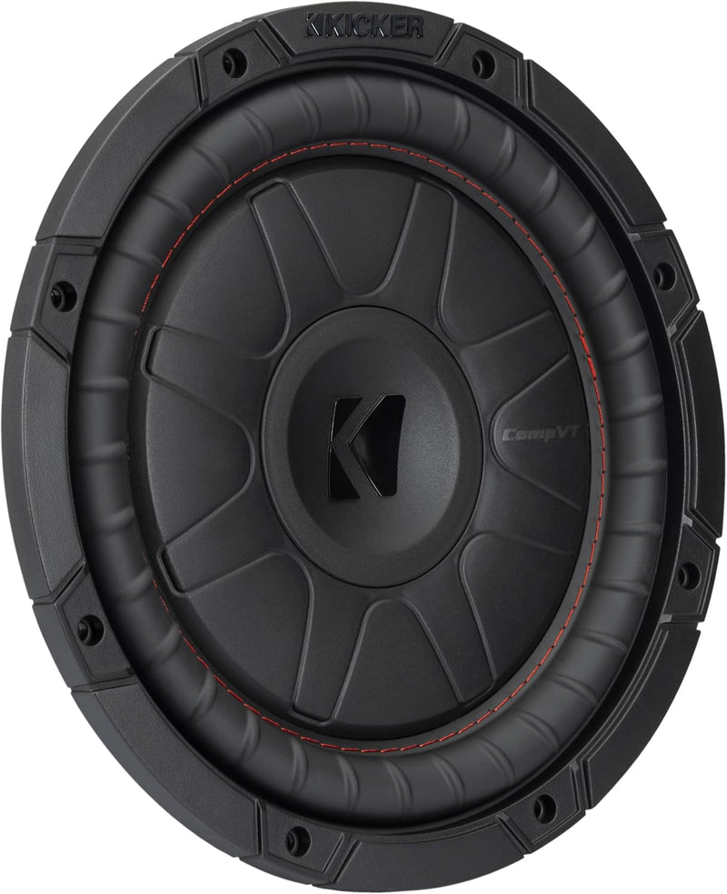 52CVT102 KICKER 10" CompVT CVT Thin Profile Subwoofer Sub 350W RMS 2 Ohm SVC