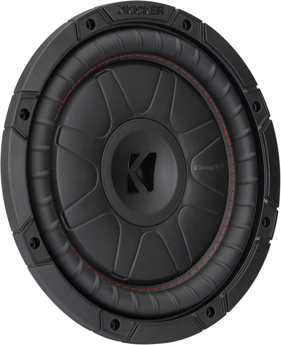 52CVT104 KICKER 10" CompVT CVT Thin Profile Subwoofer Sub 350W RMS 4 Ohm SVC