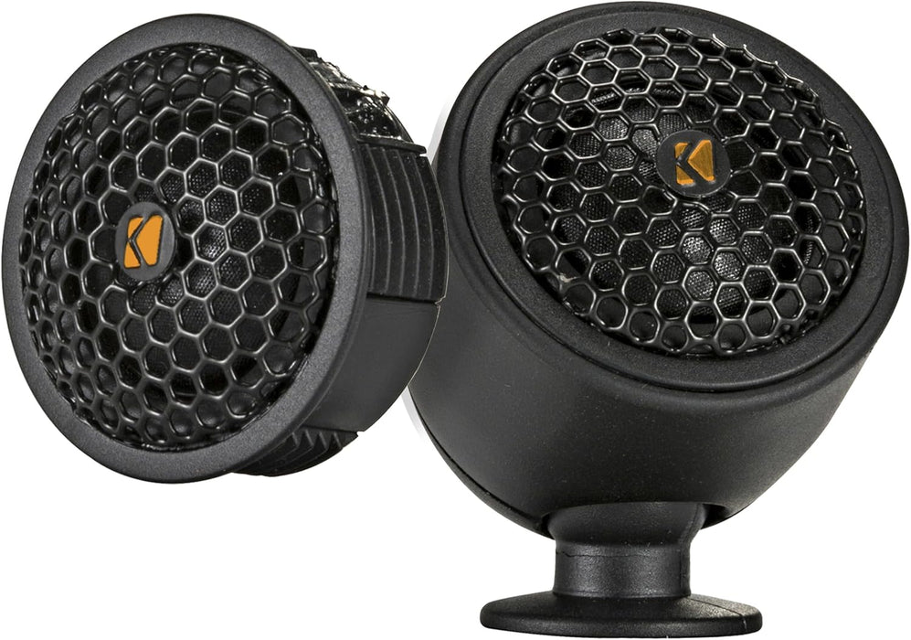 51KST2504 KICKER KS Series 1" 1 inch 75W RMS Car Audio Tweeters 225W Peak , 4-Ohm (Pair)