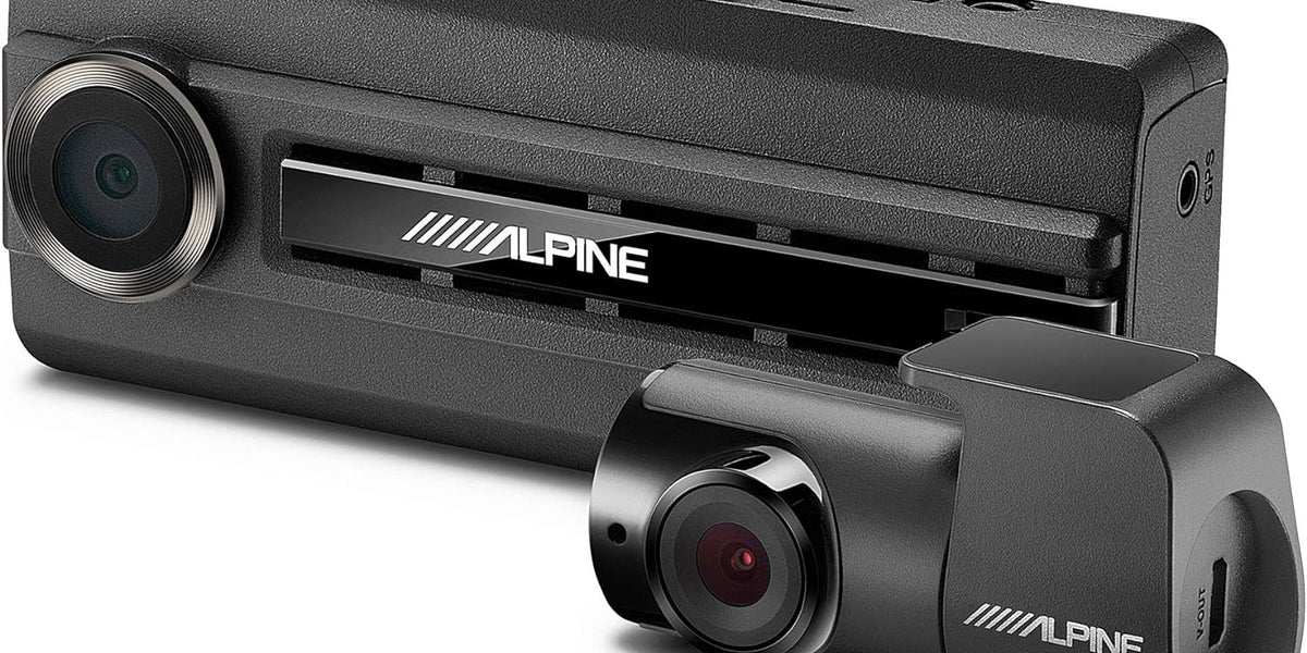 DVR-C310R Alpine Premium 1080P Dash Camera Bundle (Front & Rear