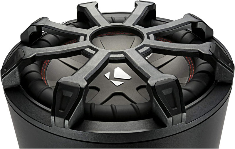 46CWTB82 KICKER 8" CompR TB Marine Loaded Subwoofer Enclosure w/ Passive Radiator 300W RMS 2 Ohm