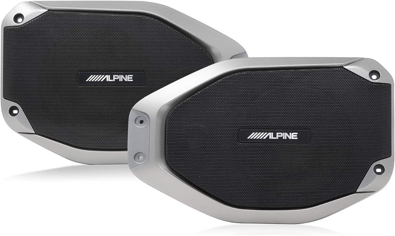 SPV-65-JLT Alpine Rear Soundbar Upgrade Compatible With 2018+ Jeep Wrangler JL and 2020+ Jeep Gladiator JT 90W RMS 4 Ohm (Pair)
