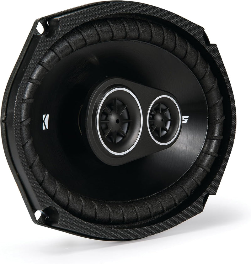 43DSC69304 KICKER DS Series 6x9" Coaxial 3 Way Speakers Factory Upgrade 90W RMS 360W Peak 4 Ohm Car Audio (Pair)