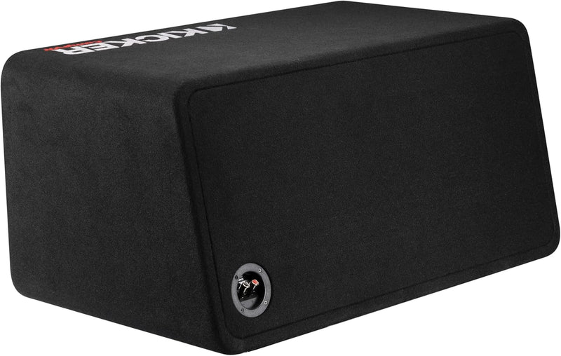 52DCVR122 KICKER 12" CompVR Subwoofer Dual Loaded Enclosure Ported 900W RMS 2 Ohm