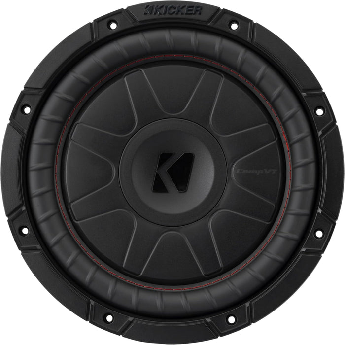 52CVT104 KICKER 10" CompVT CVT Thin Profile Subwoofer Sub 350W RMS 4 Ohm SVC