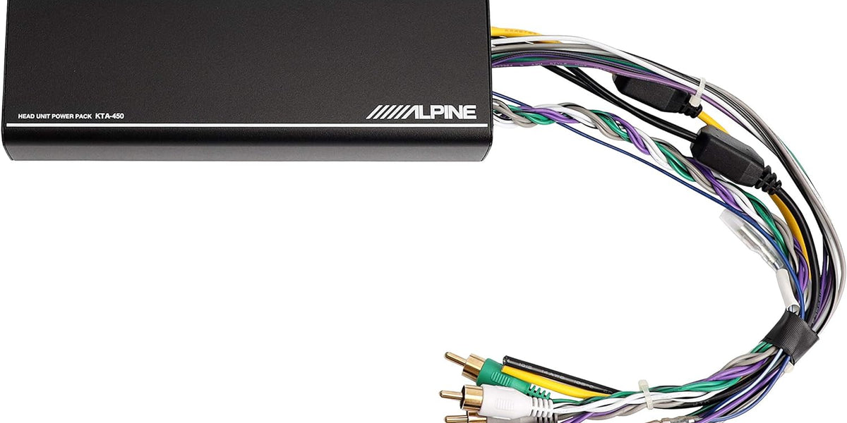 KTA-450 Alpine 4-Channel Power Pack Amplifier 45W RMS x 4, at 2 Or