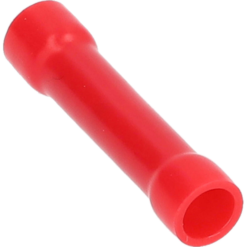 RVBC8 METRA Red Vinyl 8 Gauge Butt Connector (Each)