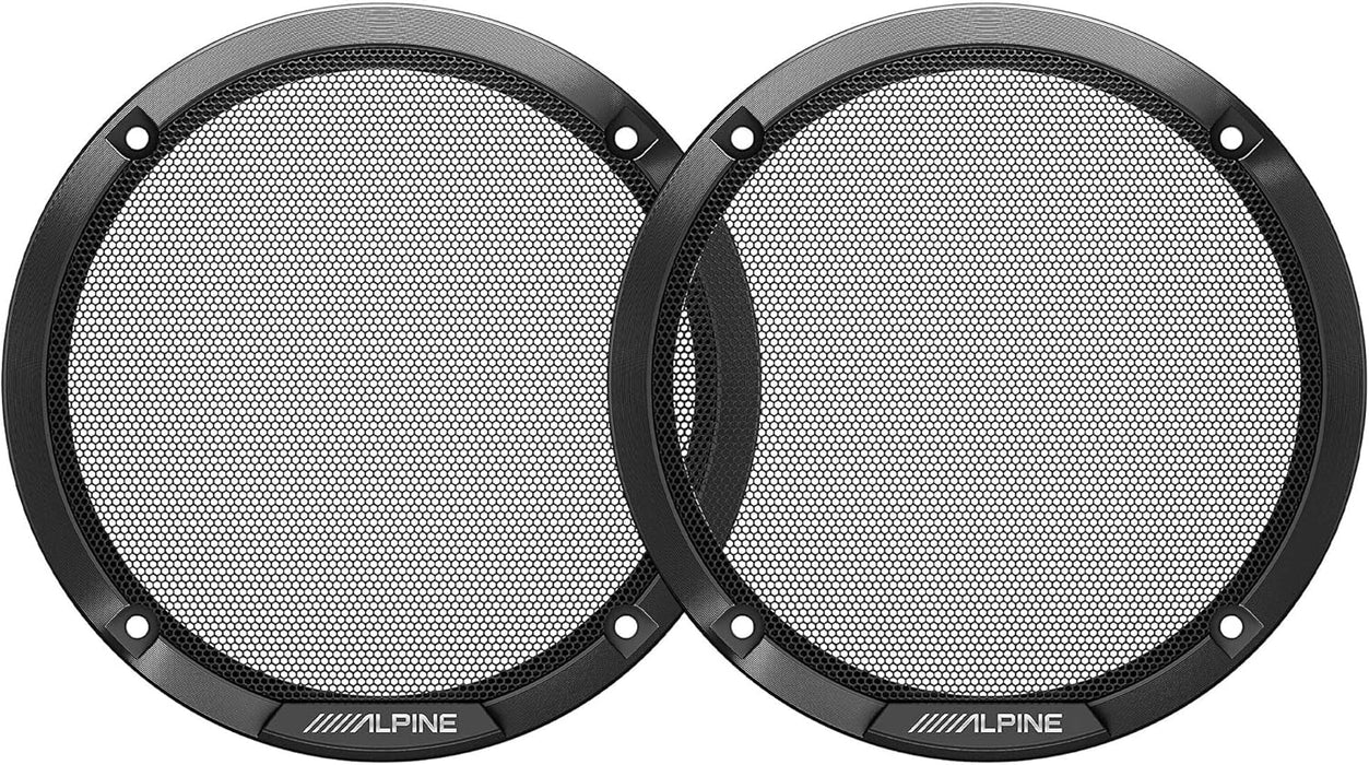 HDZ-653 Alpine Status 6.5" Hi-Res 3-Way Component Speaker Set 100W RMS 4 Ohm Car Audio (Pair)
