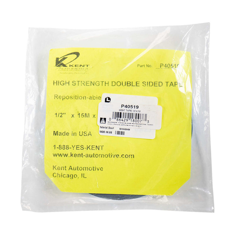 P40519 METRA Kent Double Stick Tape 1/2in x 50ft - (Single Roll)