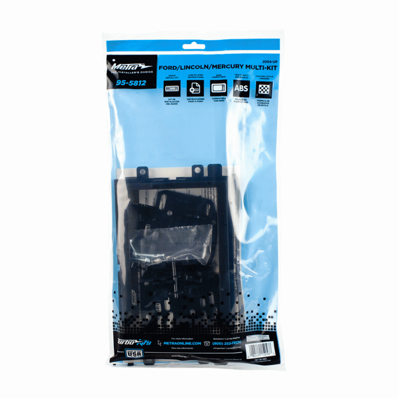 95-5812 METRA Double-Din Dash Kit Ford Multi-Kit 2004-2019