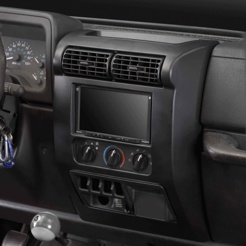 95-6541 METRA Double-Din Dash Kit Jeep Wrangler 2003-2006