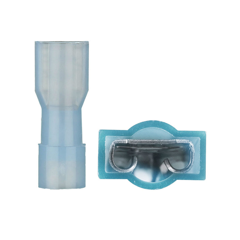 BNFD250F METRA Blue Nylon .250 Female Quick Disconnect for 16-14 Gauge Wire (Each)