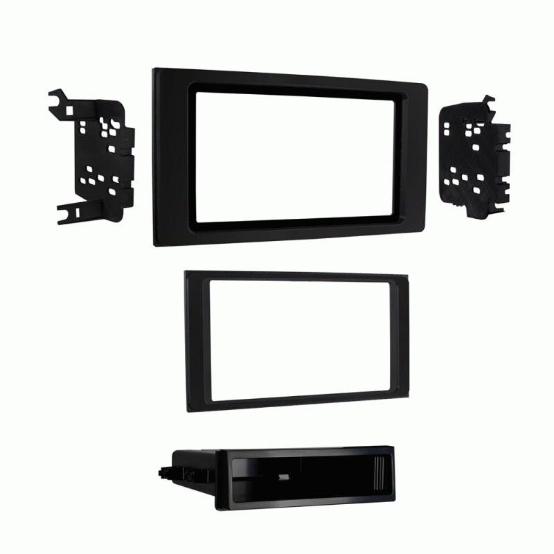Metra 99-8243B Double DIN or Single DIN Radio Dash Kit Fits 2012-2014 Toyota Prius V