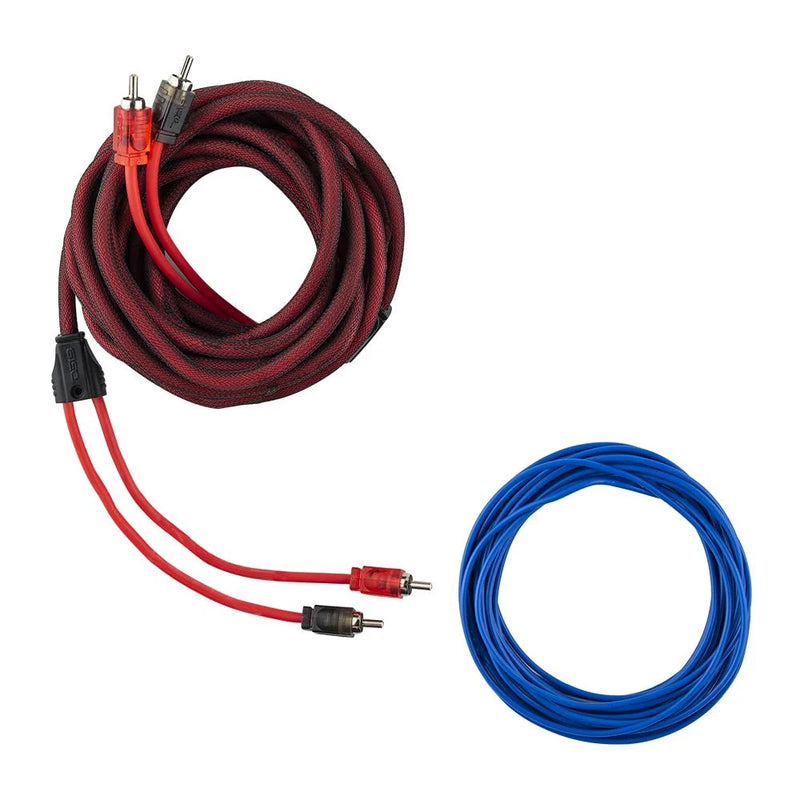 AMPKIT8 DS18 8 Gauge 8 AWG Complete Amplifier Amp Installation Wire Kit 8GA CCA