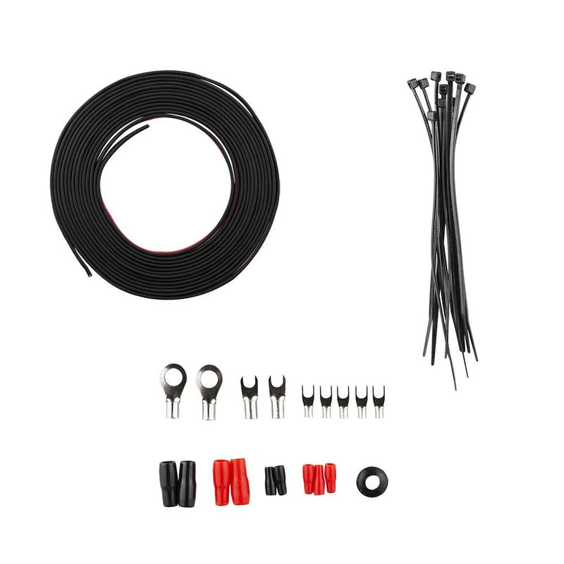 AMPKIT8 DS18 8 Gauge 8 AWG Complete Amplifier Amp Installation Wire Kit 8GA CCA