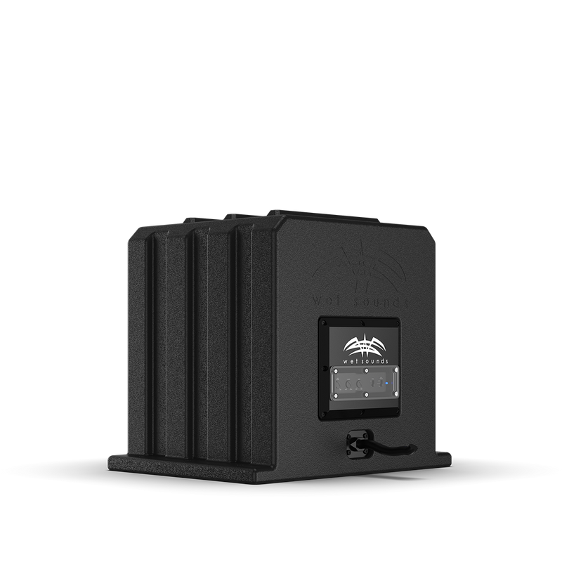 STEALTH AS-10 Wet Sounds 10" inch Powered Marine Sub Subwoofer Enclosure Class D Amplifier 500W