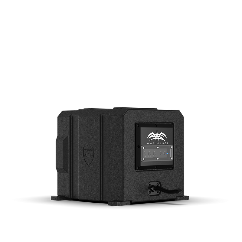 STEALTH AS-8 Wet Sounds 8" inch Powered Marine Sub Subwoofer Enclosure Class D Amplifier 350W