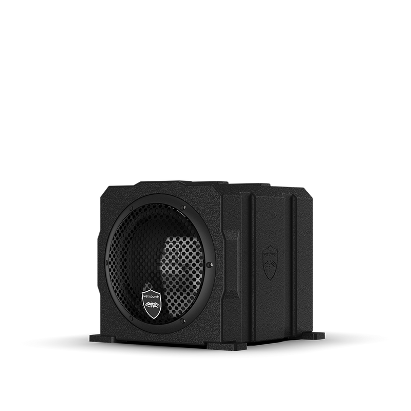 STEALTH AS-8 Wet Sounds 8" inch Powered Marine Sub Subwoofer Enclosure Class D Amplifier 350W