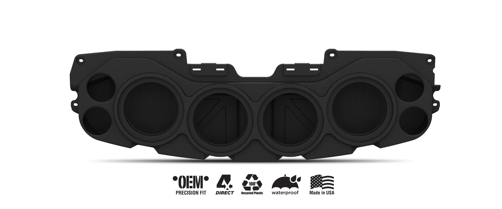 ASB-JLJT-SB American Sound Bar Rear Soundbar Enclosure 2018-2023 Jeep Wrangler JL/JLU & Gladiator JT (Unloaded)