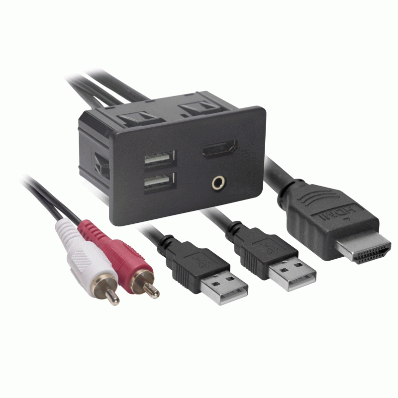 AXFD-USB METRA USB/AUX/HDMI Replacement Panel - Ford 2015-2016