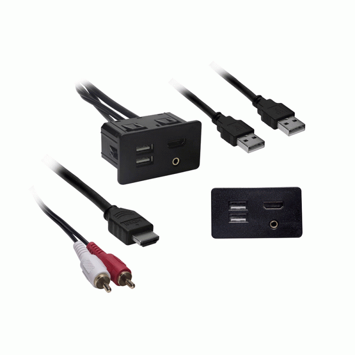 AXFD-USB METRA USB/AUX/HDMI Replacement Panel - Ford 2015-2016