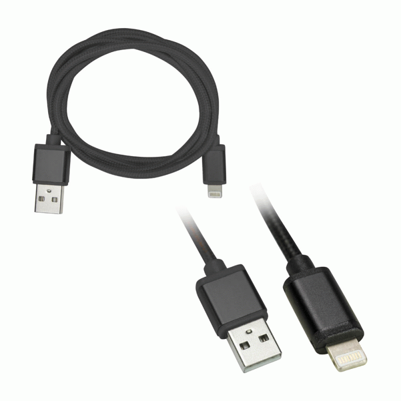 AXLTG-BK METRA USB Replacement Lightning Cable - 3 Foot (Black)