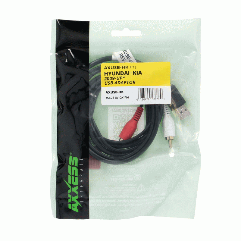 AXUSB-HK METRA USB Retention Harness 12 Inch - Hyundai/Kia 2008-2017