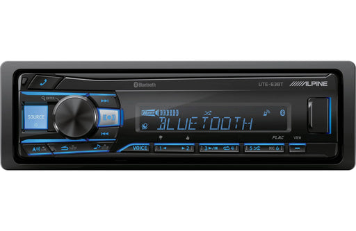 Alpine UTE-63BT Single DIN Bluetooth digital media receiver