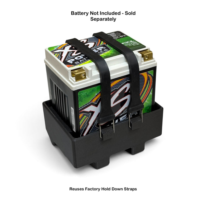 PAC WaveRunner battery upgrade tray using factory battery hold-down straps