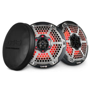 DS18 6.5 inch marine speakers with RGB LED lights